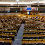 European parliament conference room, Brussels